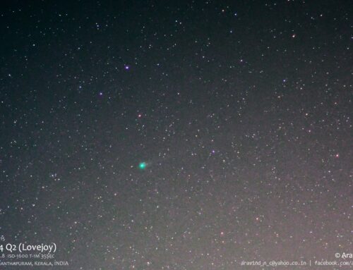 Comet Lovejoy aka C/2014 Q2  captured from Thiruvananthapuram Kerala INDIA